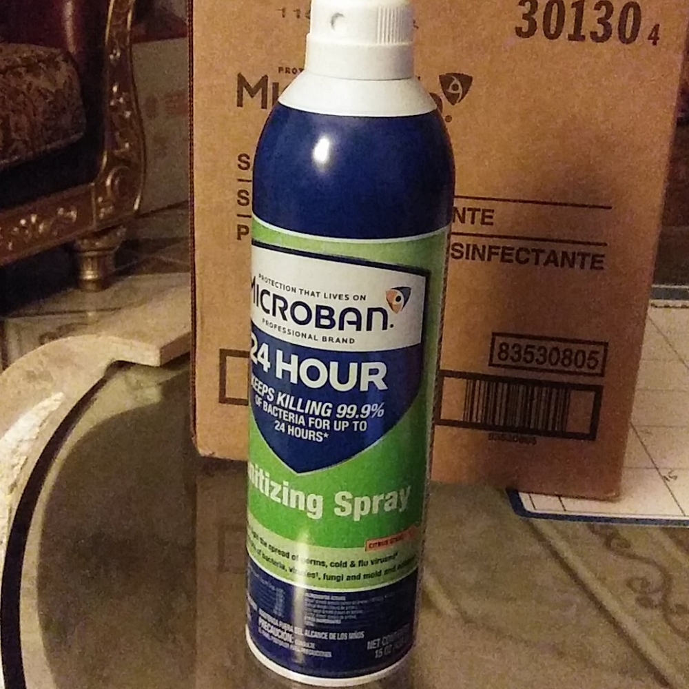 1 micro ban 24hrs sanitizing spray